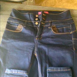 Wax high rise “butt, I love you” jeans